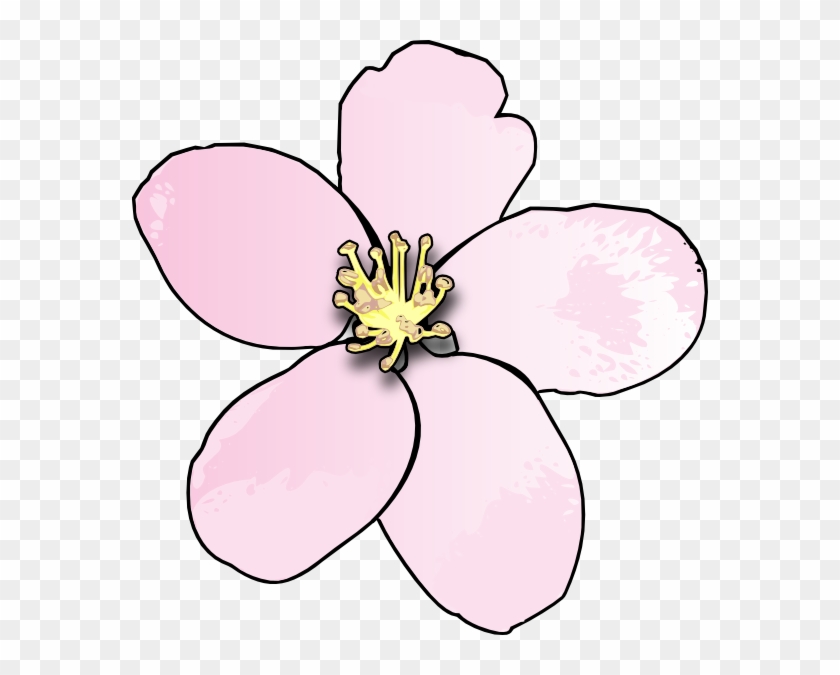 Apple Blossom Michigan Flower Clipart #5161369