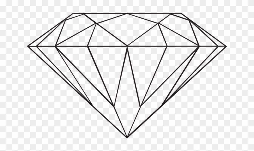 Diamond Drawing Png - Clip Art Diamond Transparent Png #5161498