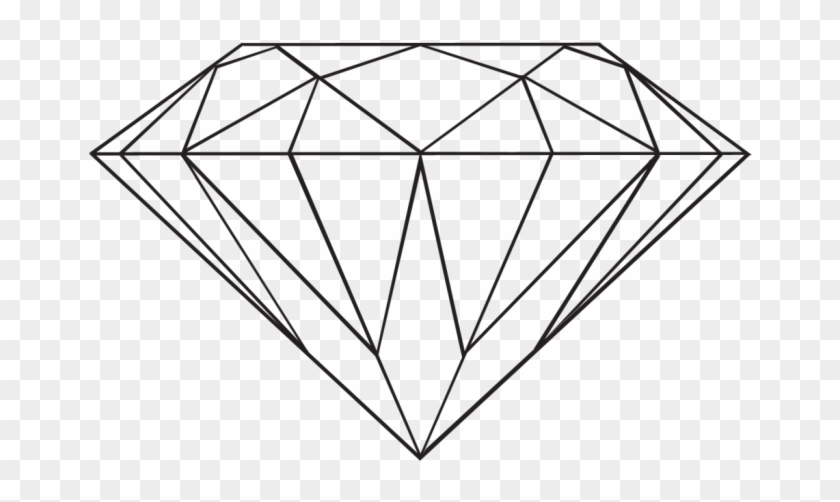 Diamond Drawing Png - Clip Art Diamond Transparent Png