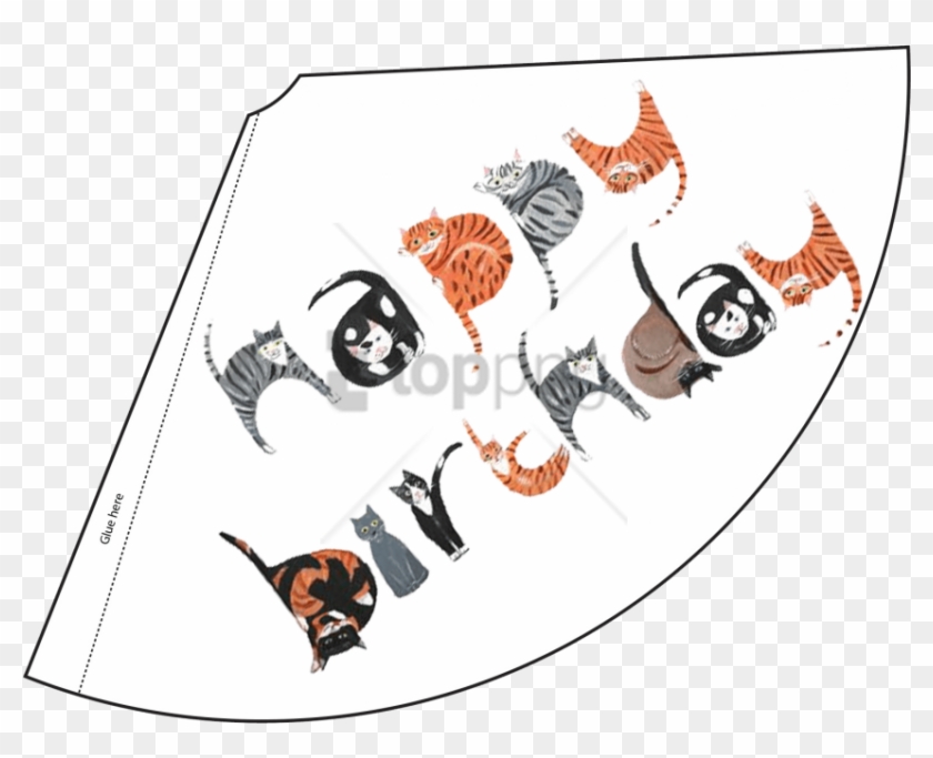 Free Png Happy Birthday Font Cat Png Image With Transparent - Happy Birthday Spelled In Cats Clipart