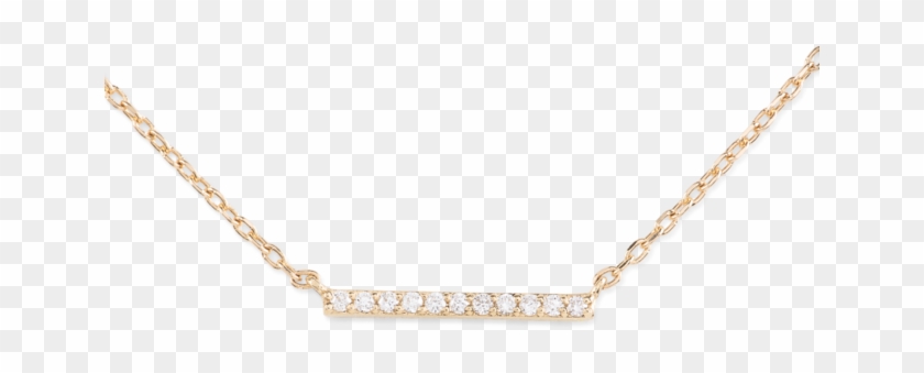 Diamonds Line Necklace - Chain Clipart #5162289