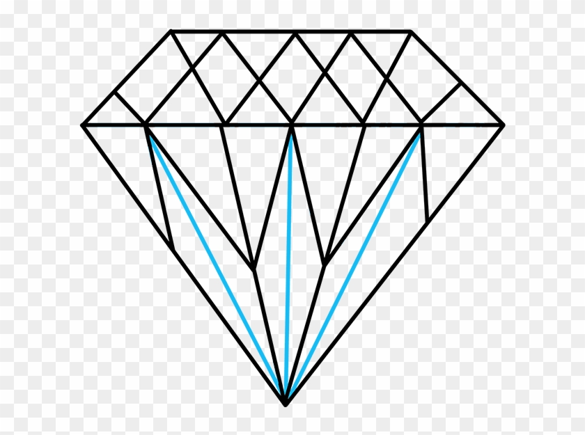 How To Draw A Diamond - Easy Diamonds To Draw Clipart
