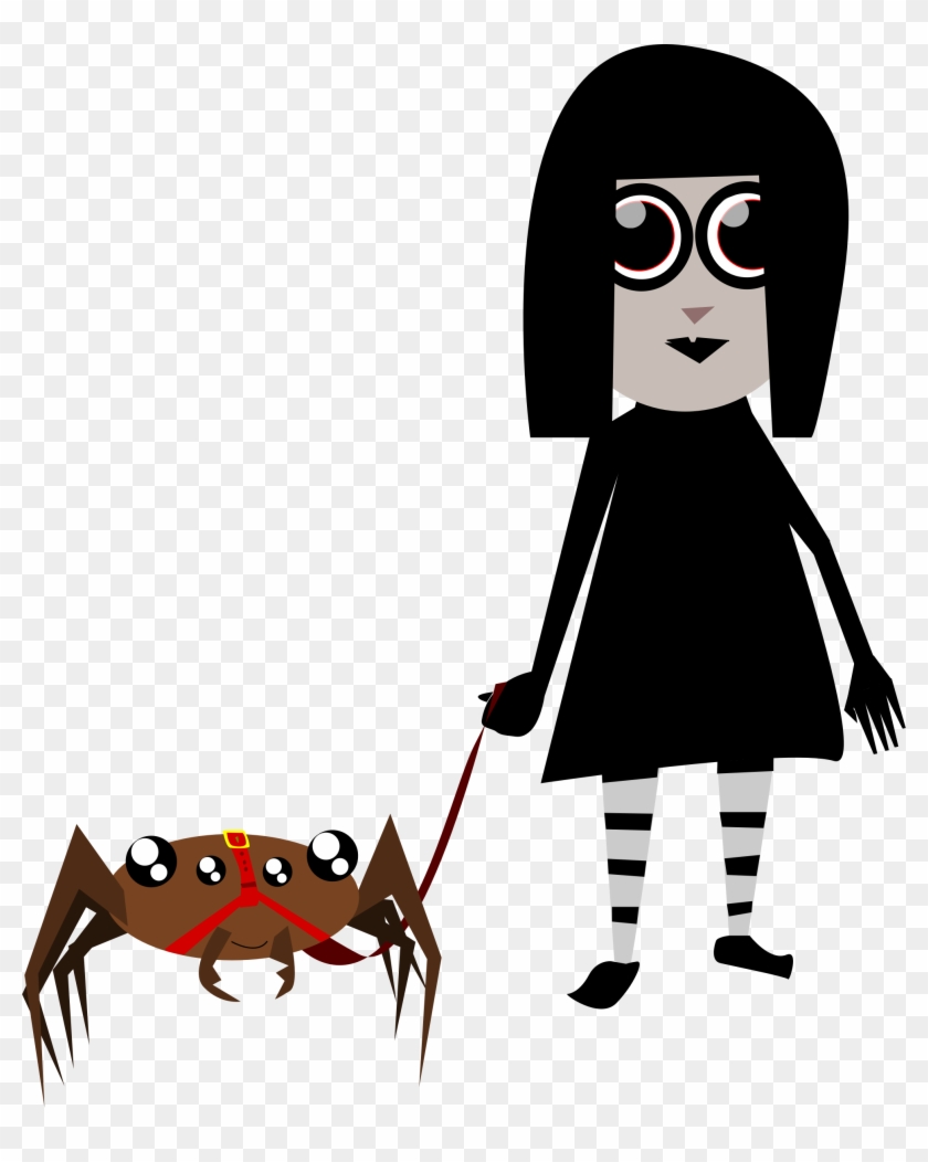This Free Icons Png Design Of Pet Spider Girl - Clip Art Transparent Png