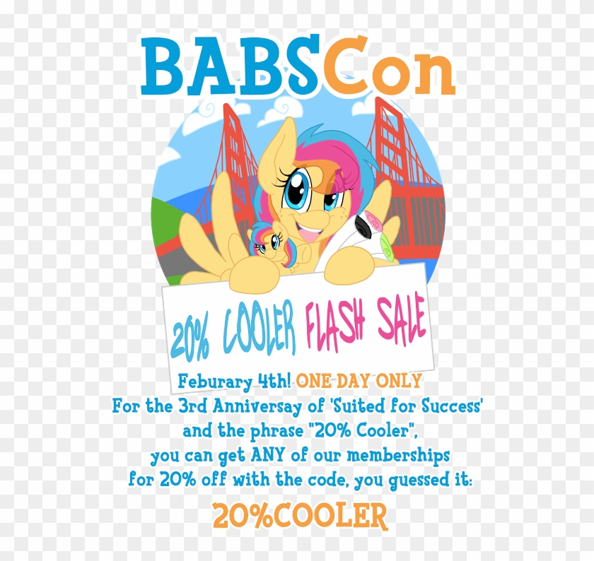 Babscon 20% Off Flash Sale - Cartoon Clipart #5163137