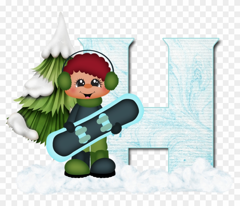 H - - ✿‿ - Cartoon Clipart #5163425