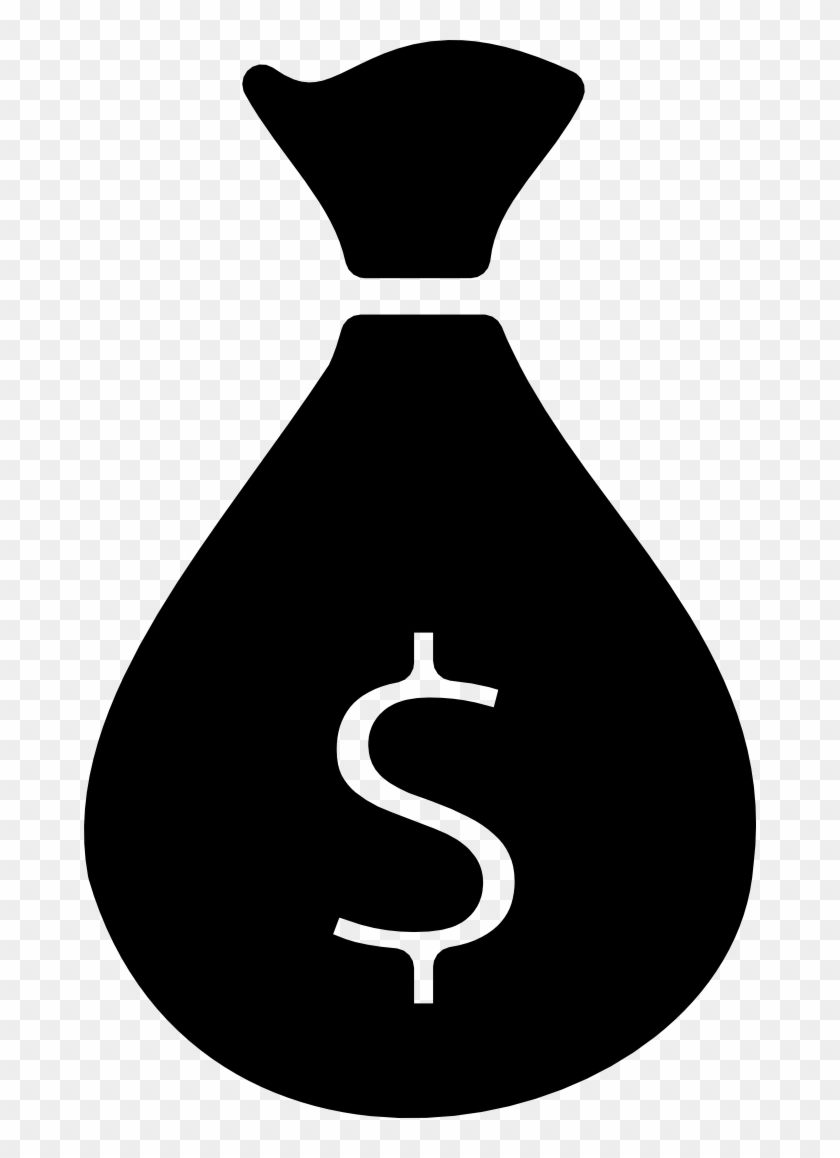 Coin Bag Png - Money Icon Font Awesome Clipart