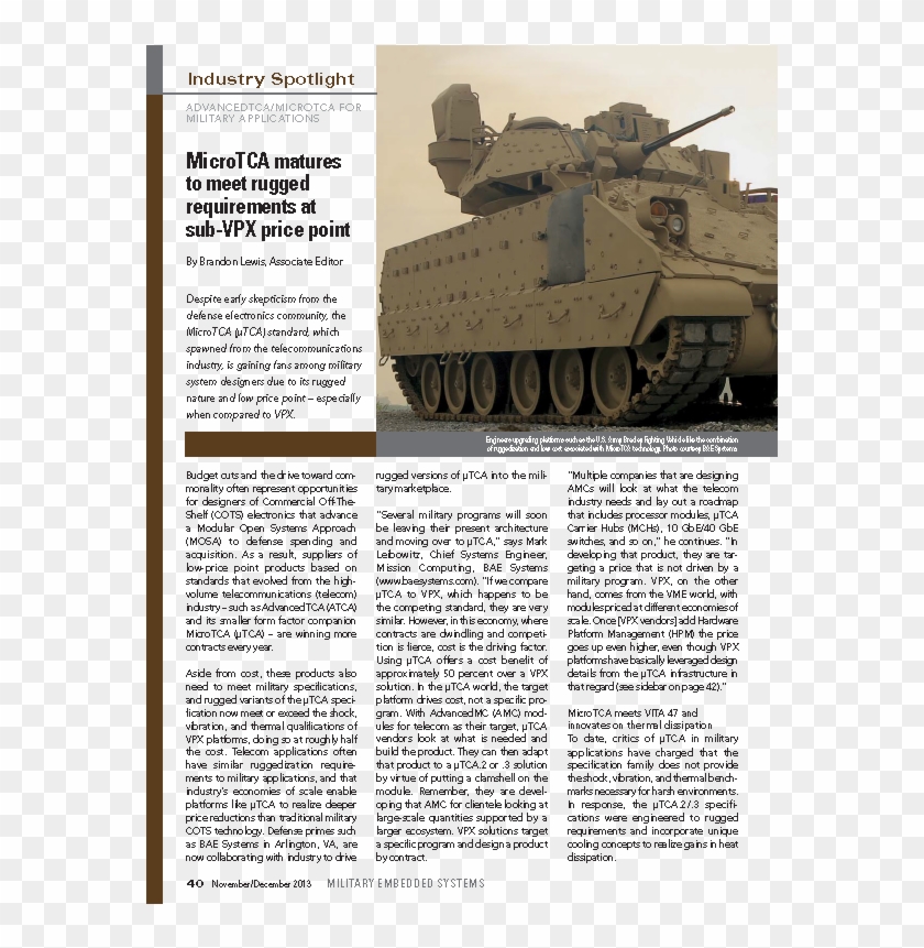 599 780 Article Mesnovdec13mtcarev010714 - Bae Systems Bradley A3 Clipart
