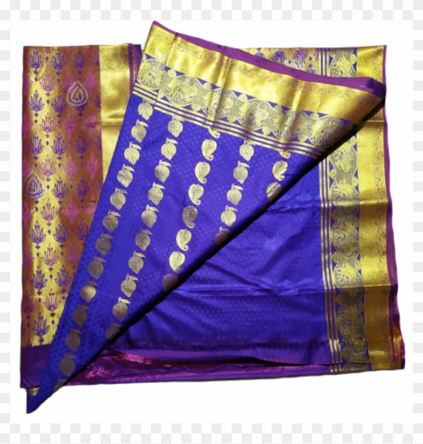 Navy & Golden Border Stone - Silk Clipart