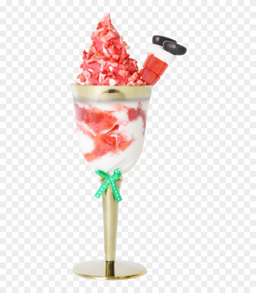 Kiss The Tiramisu - Christmas Food Ice Cream Sundae Clipart