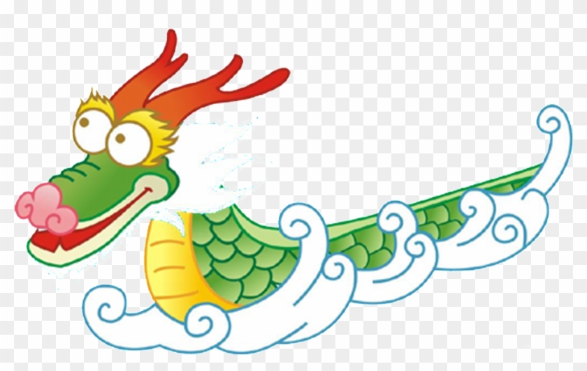 Banner Library Stock Dragon Boat Cartoon High Definition - Dragon Boat Festival Clipart - Png Download
