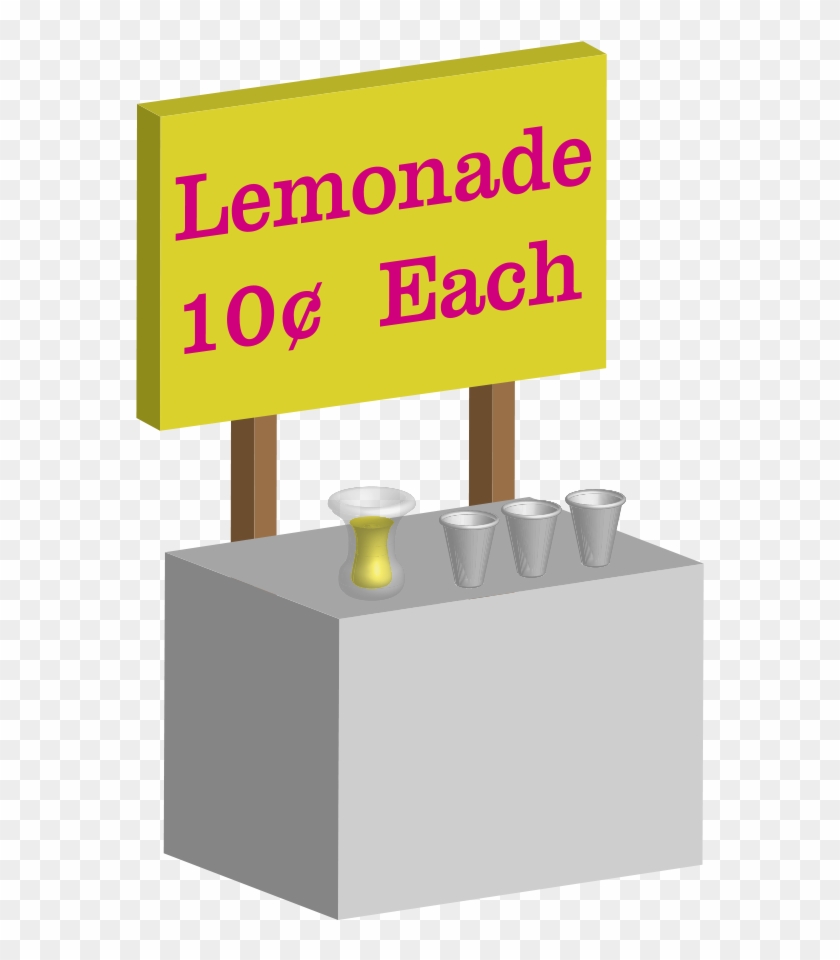 Lemonade Stand [illustration] - Transparent Lemonade Stand Png Clipart #5164884