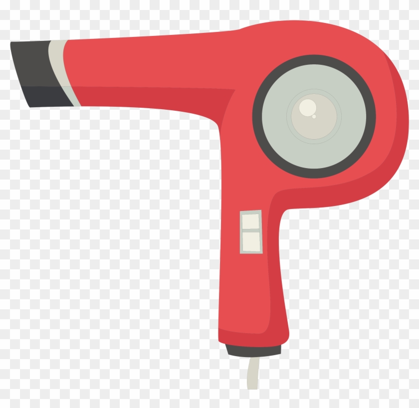 This Free Icons Png Design Of Electric Hair Dryer - Clip Art Hair Dryer Transparent Png
