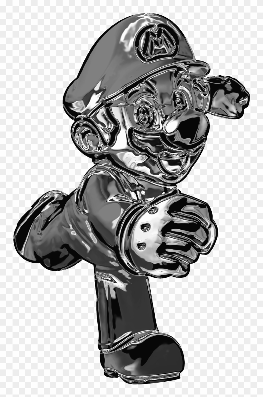 Super Mario Metal Mario , Png Download - Super Mario Metal Mario Clipart