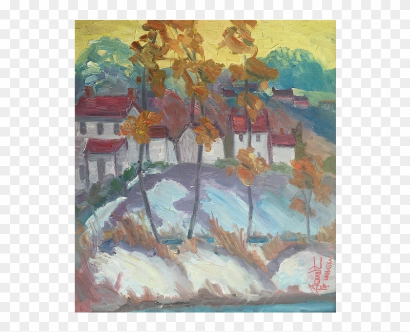 Autumn Trees - Painting Clipart