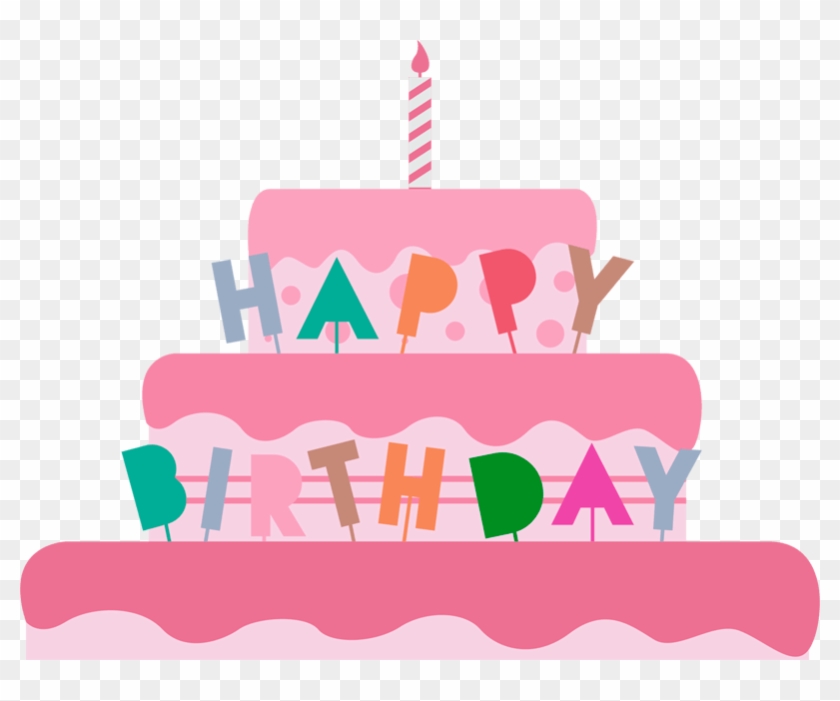 Festeja Tu Cumpleaños Con Nosotros - Birthday Cake Clipart