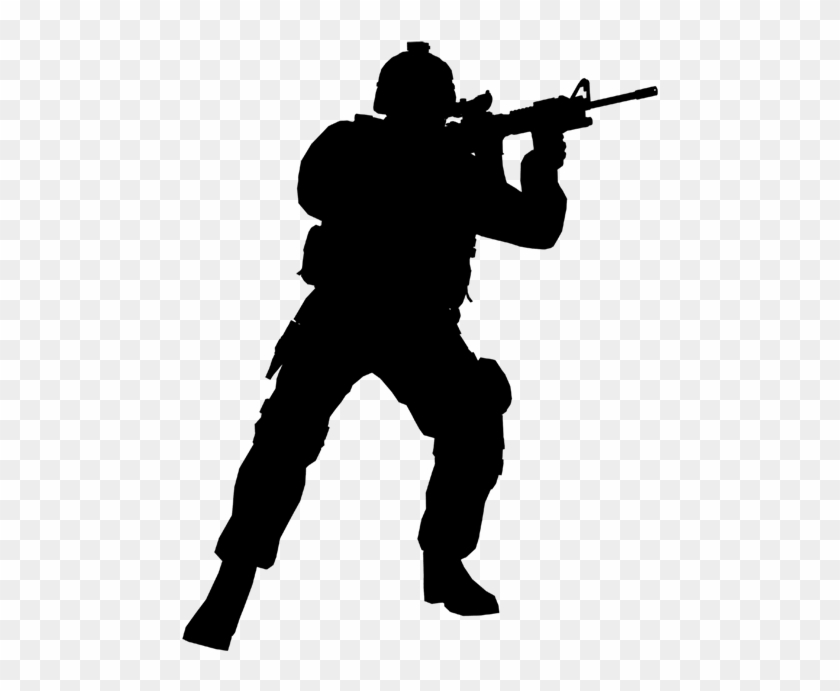 Army Silhouette Army Silhouette - عسكري Png Clipart #5165664