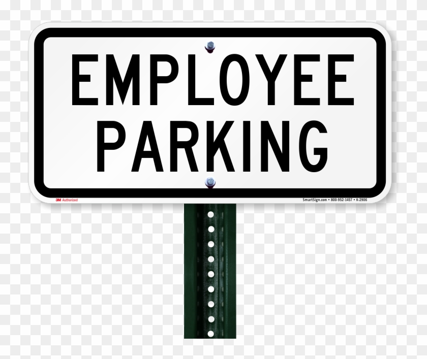 Employee Parking Sign - Parking Sign Clipart #5165889