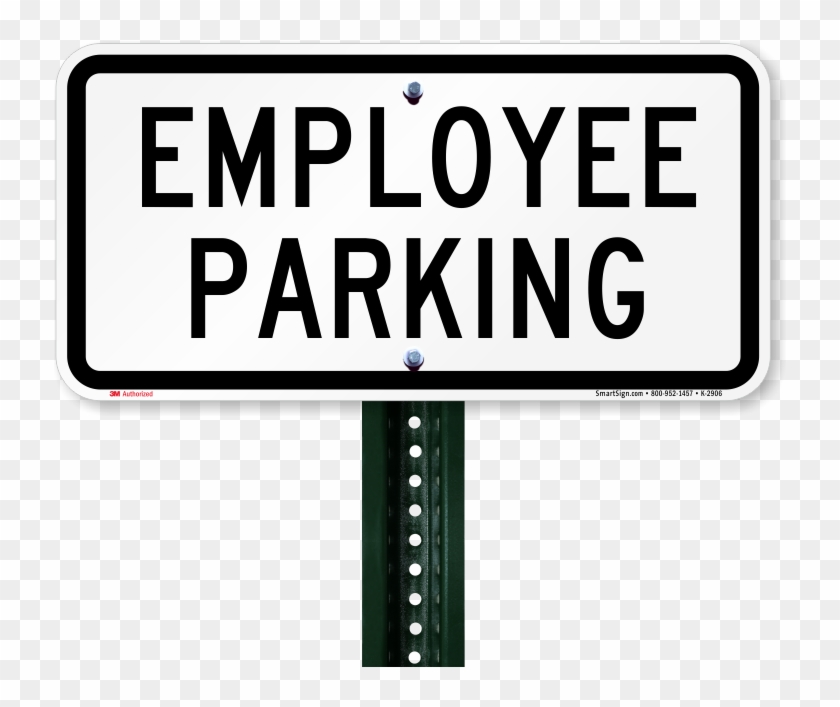 Employee Parking Sign - Parking Sign Clipart