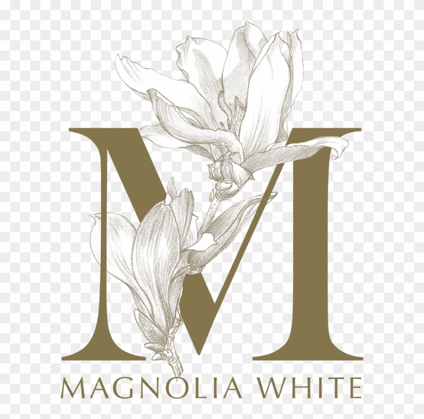 59253 2296 L Anavype - Magnolia White Logo Clipart