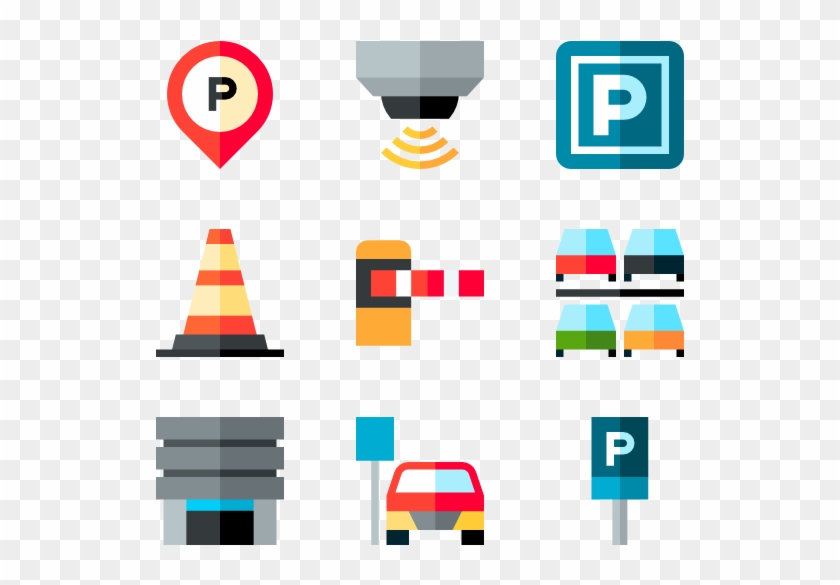Parking - Graphic Design Clipart #5165927