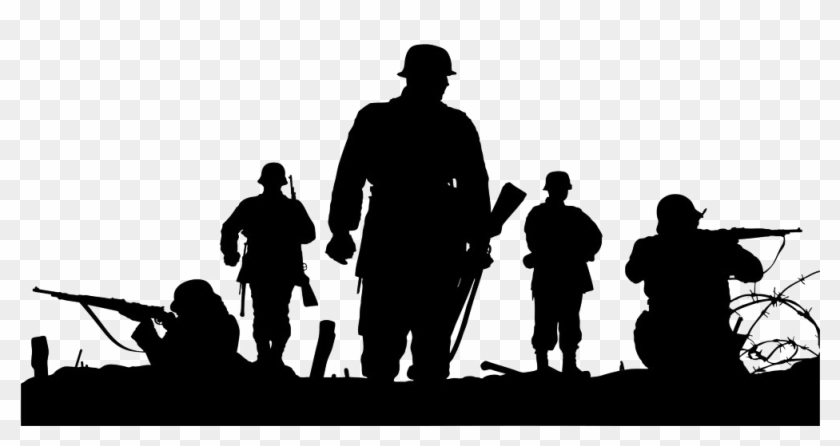 War Png Transparent - War Silhouette Png Clipart