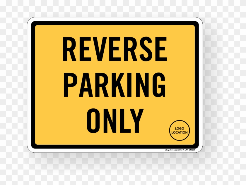 Reverse Parking Only Sign Clipart