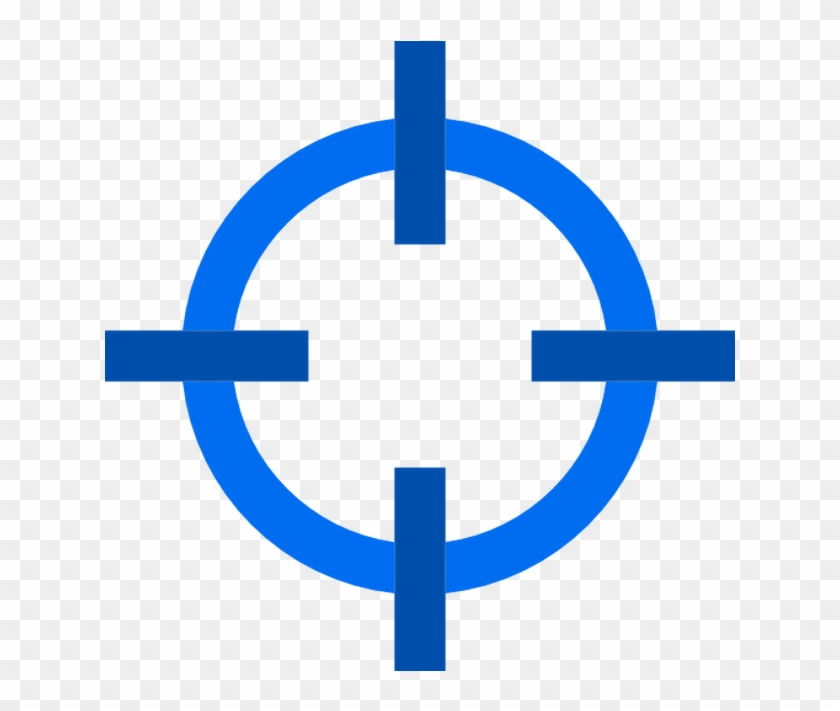 Objetivo Icono Vectorial Gratis Diseñado Por Freepik - Sniper Aim Logo Clipart #5166176