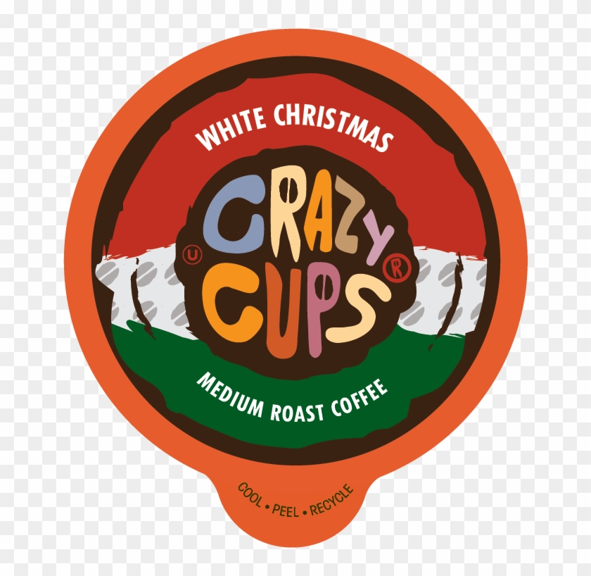 Crazy Cups Seasonal White Christmas Flavored Coffee - Circle Clipart