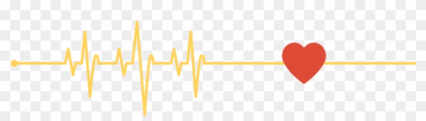 Ecg Lines From A Heart Clipart