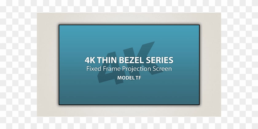 Severtson 4k Thin Bezel Series Fixed Frame Projector - Graphic Design Clipart