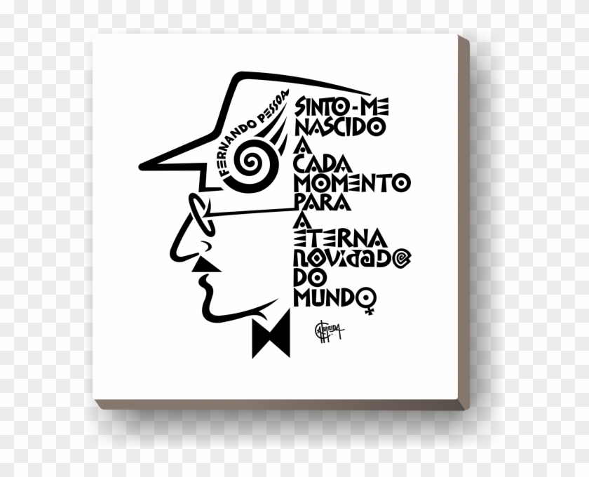 Fernando Pessoa - Quadros Decorativos Fernando Pessoa Clipart #5167096