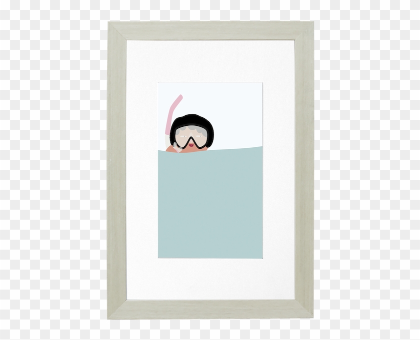 A Solid Wood Frame Enhanced With A Coastal Lime Wash - Penguin Clipart