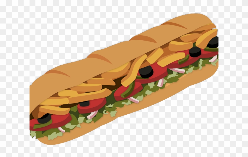 Sandwich Clipart Cuban Sandwich - Subway Sandwich Clip Art - Png Download