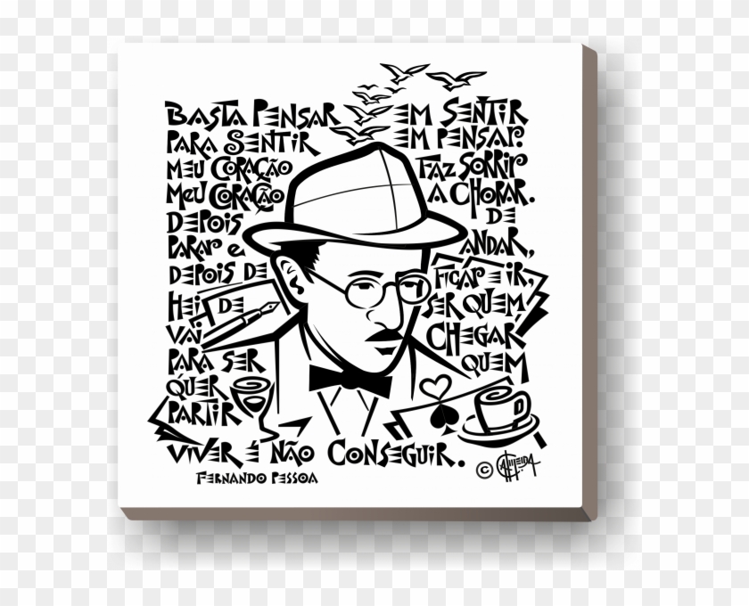 Fernando Pessoa - Cartoon Clipart #5167671