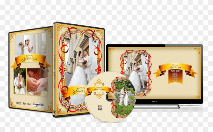 Wedding Dvd Cover - Png Wedding Dvd Cover Clipart