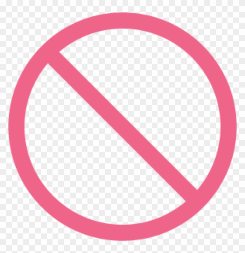 No Metallic - No Thumb Sucking Sign Clipart