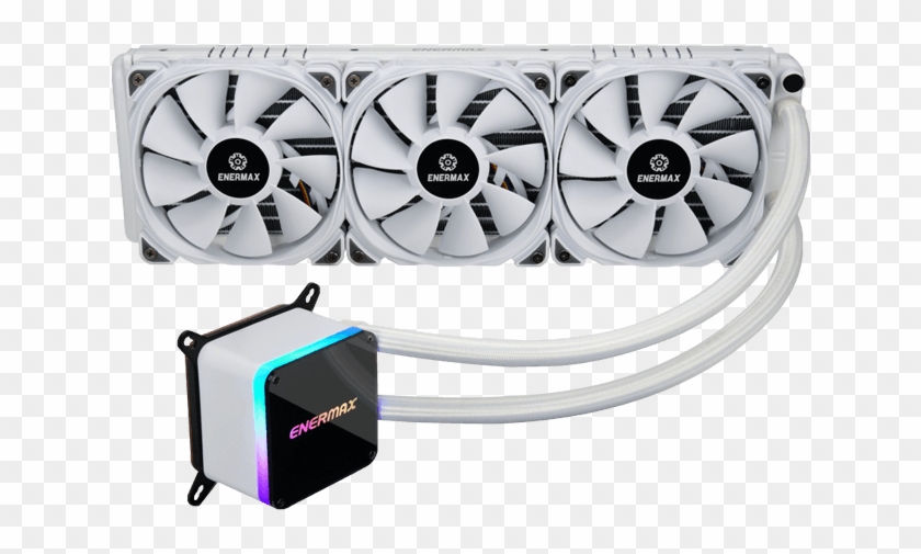 Liqtech Ii 360 White, 360mm Radiator, 500w Tdp, Liquid - Enermax Liqtech Ii 360 White Clipart