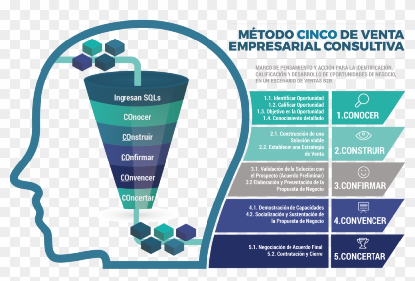 Metodo De Ventas Cinco Mind De Colombia - Venta Empresarial Clipart #5169280