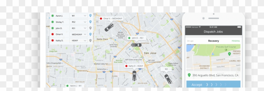 Driving The Mobile Revolution In Towing - Atlas Clipart #5169758