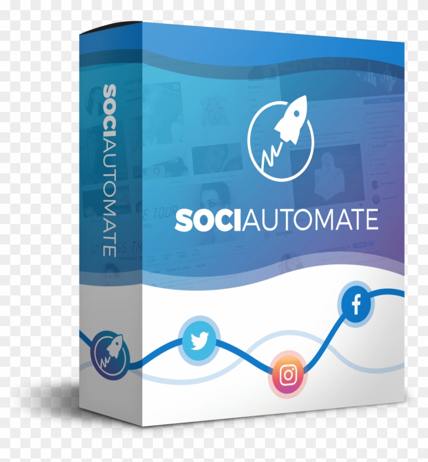 Sociautomate Is An Easy To Use, Cloud Based Software - Graphic Design Clipart #5170133