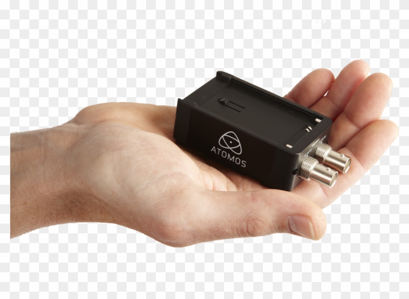 Connect In Hand - Atomos Connect Hdmi To Hd Sdi Converter Clipart