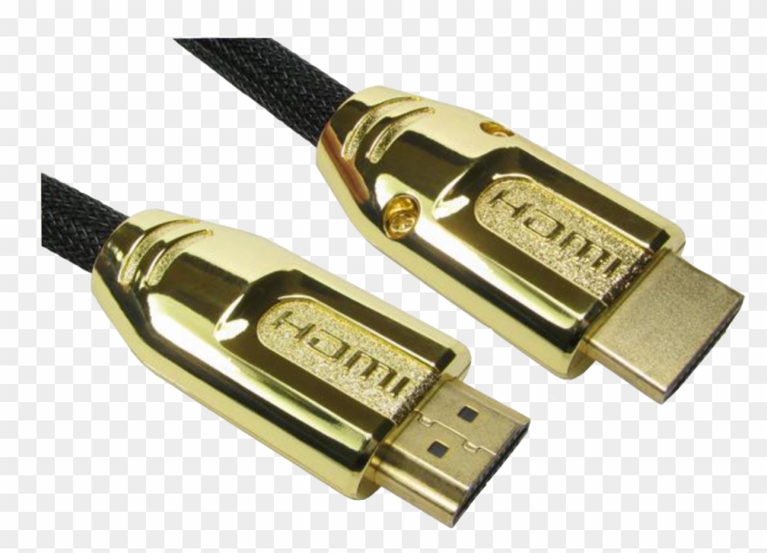 0m Braided Male To Male Hdmi - Hdmi Clipart