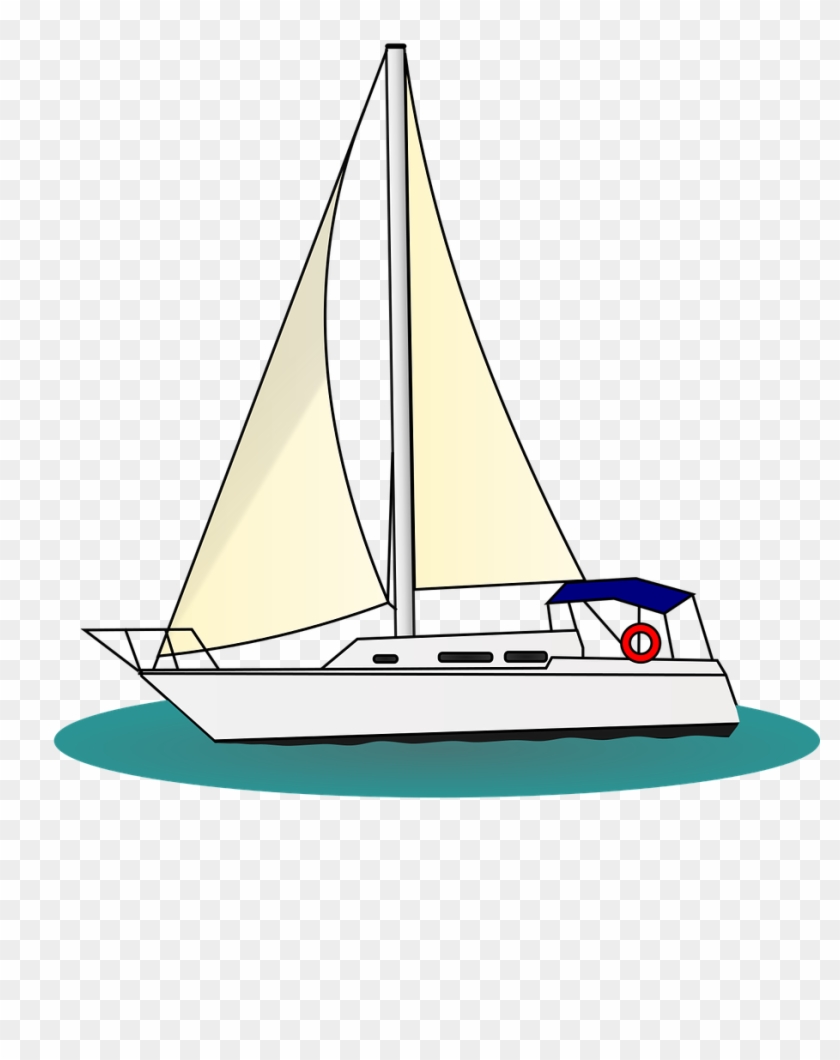 Boat Sailing Sail Ship Nautical Png Image - Yacht Clipart Transparent Png  (#5171165) - PikPng
