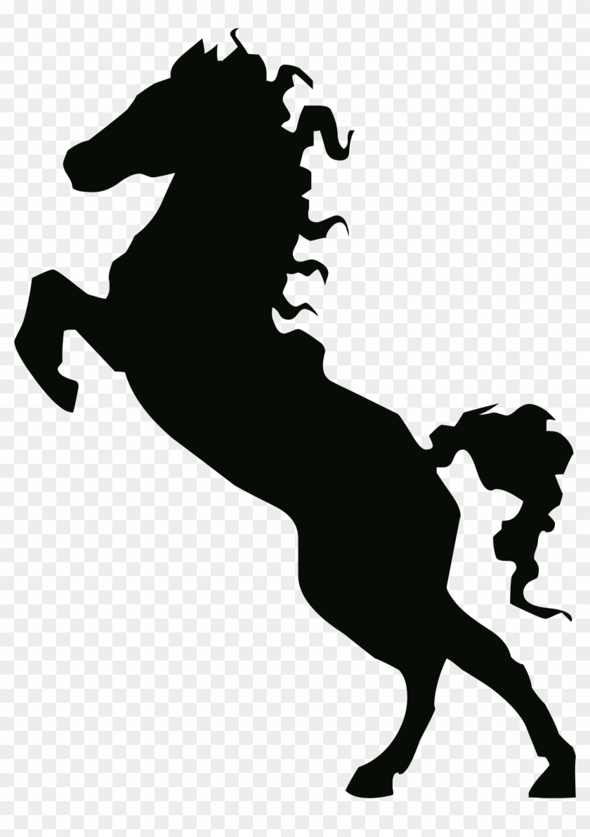 This Free Icons Png Design Of Stallion Silhouette - Horse On Hind Legs Silhouette Clipart #5171695