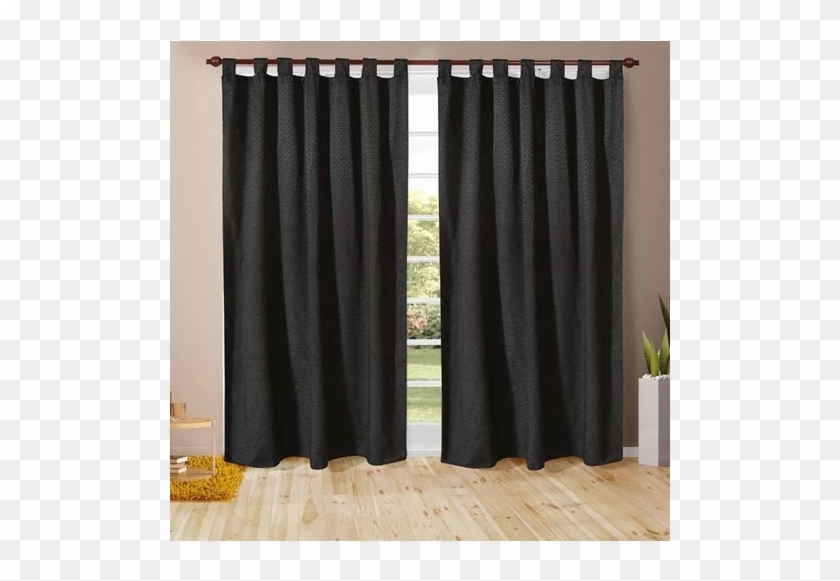 Foto Galería - Juego De Cortinas Negras Clipart