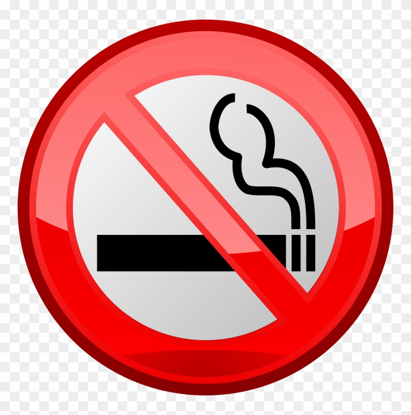 No Smoking Nuvola - Stop Air Pollution Signs Clipart