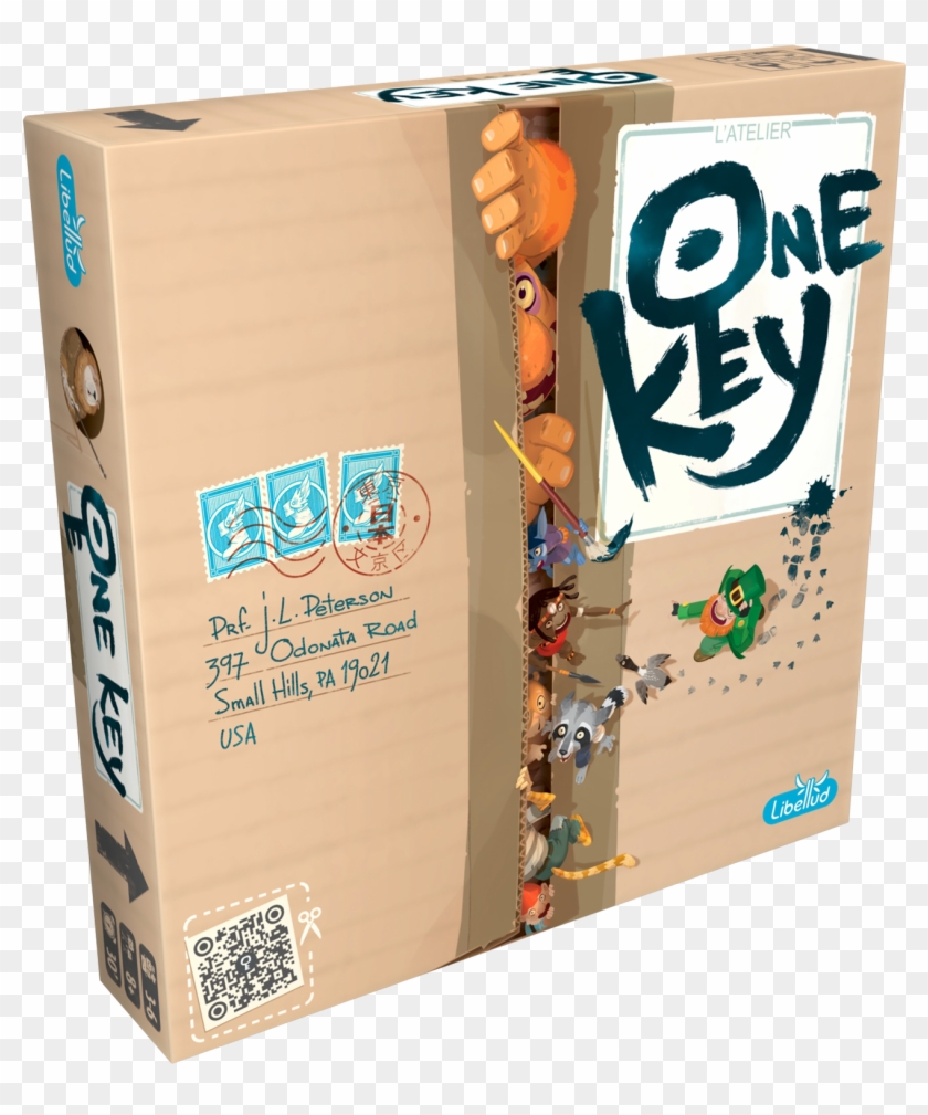 One Key 3d Left - One Key Libellud Clipart