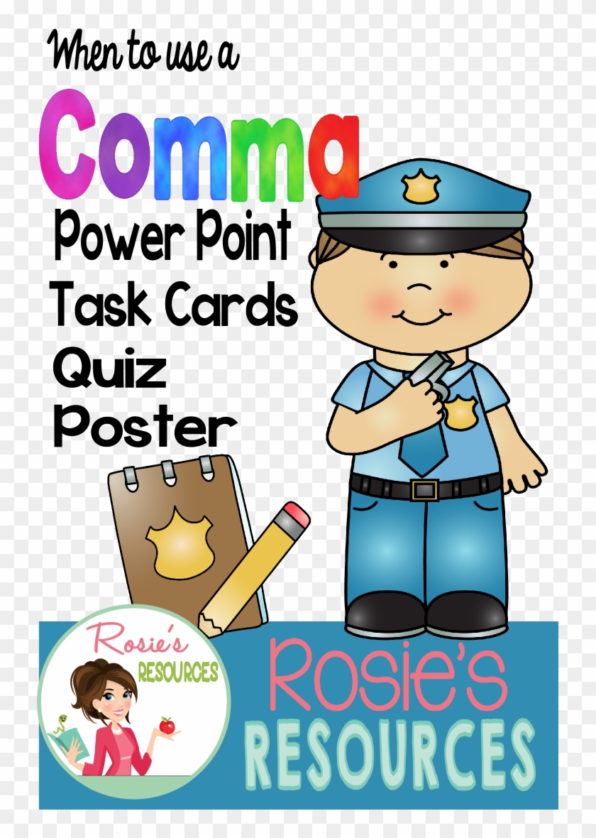 Png Freeuse Download Comma Rules Powerpoint Bundle - Cartoon Clipart