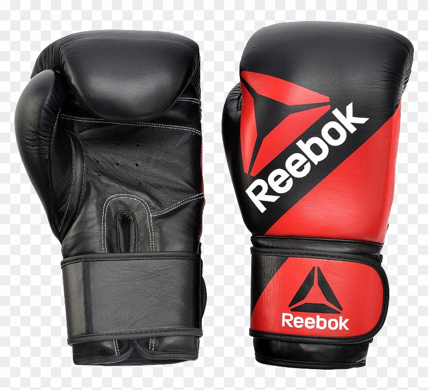 Boxing Glove Size, 10oz - Reebok Leather Training Gloves Clipart
