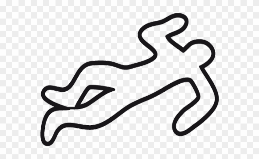 Dead Body Outline Png Clipart